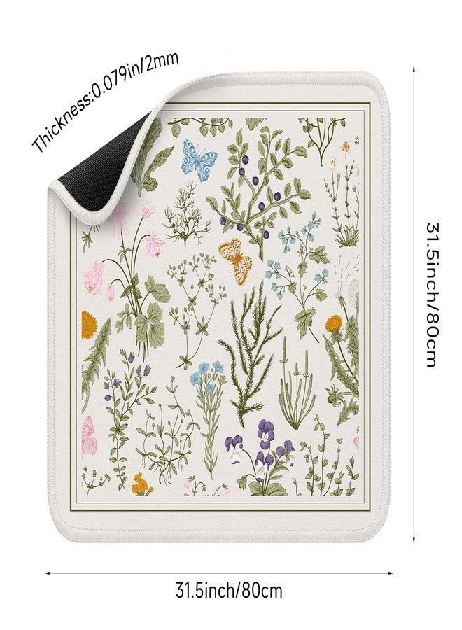 molovsiny Mahjong Mat for Table - Durable Mahjong Table Cover with Unique Design, Premium Mahjong Accessories, Perfect Mahjong Gifts for Women, Game Mat for Mahjong and Board Game Enthusiasts (Verdant Bloom) - Image 2